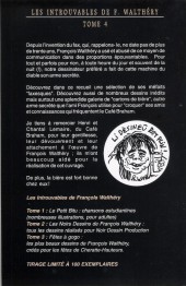 Verso de (AUT) Walthéry, François -INTR04- Fax, Crobards & Co.