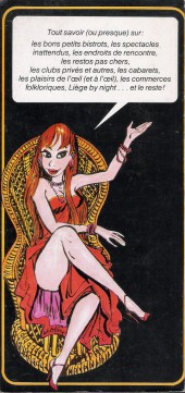 Verso de (AUT) Walthéry, François -1982- Guide des plaisirs de Liège