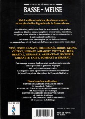 Verso de (AUT) Walthéry, François -2003/05- Contes et Légendes de la Basse-Meuse