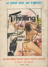 Verso de Thrilling -6- Coup vicelard
