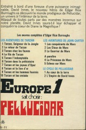 Verso de (AUT) Druillet -1971- Pellucidar - Au cœur de la Terre
