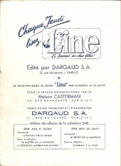 Verso de Line (Le journal des chics filles) -Rec18- Recueil N°18 (du n°244 au n°258)