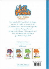 Verso de Lili Pirouli -2a2017- Demain, je serai présidente !