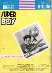 Verso de Super Boy (1re série) -67- Nylon Carter : La nécropole des vivants