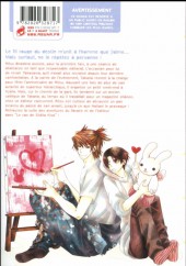 Verso de Sekaiichi Hatsukoi - Le cas de Ritsu Onodera -8- Tome 8