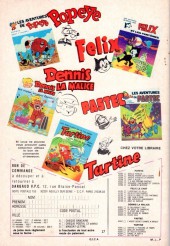 Verso de Dennis la malice (1e Série - SFPI) (1962) -74- Que le meilleur gagne