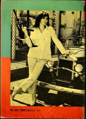 Verso de The girl from U.N.C.L.E. (Gold Key - 1967) -1- The Fatal Accidents Affair