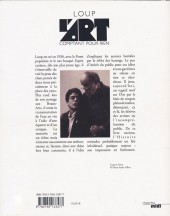 Verso de (AUT) Loup -a- L'art comptant pour rien