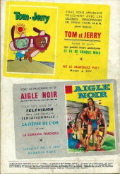 Verso de Aigle Noir (Vedette T.V.) -27- Vingt chevaux dans la prairie