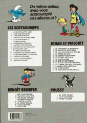 Verso de Johan et Pirlouit -9c1991- La flûte à six schtroumpfs