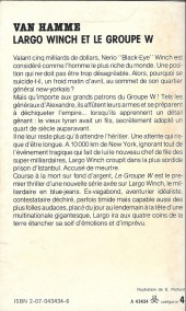 Verso de (AUT) Van Hamme - Largo Winch et le groupe W