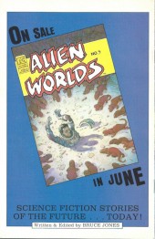 Verso de Twisted tales (Pacific comics - 1982) -3- Issue # 3