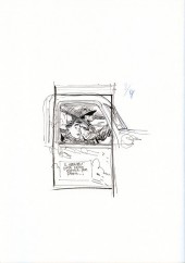 Verso de (AUT) Bodart - Sketchbook - Various sketches et tributes