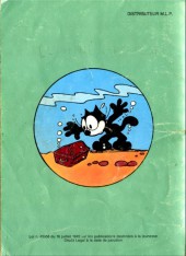 Verso de Félix le Chat (2e Série - Editions du Château) -3- Aventure au pôle nord