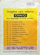 Verso de Tournesol -14- Virage manqué