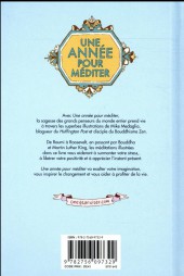 Verso de Une année pour méditer - Une année pour méditer - 365 pensées illustrées