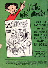 Verso de Pepito (1re Série - SAGE) -14- Les diamants du Pic Noir