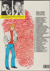 Verso de Ric Hochet -25b1987- Coups de griffes chez Bouglione 