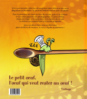 Verso de Le petit œuf -HS2- Les Recettes du petit œuf !