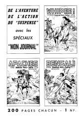 Verso de Pirates (Mon Journal) -7- Eric Tête Folle - L'île des cannibales