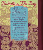 Verso de Tribute to The Big