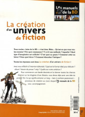 Verso de (DOC) Les Manuels de la BD -1- La création d'un univers de fiction