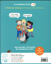 Verso de Je commence à lire en BD : CP -3- Pagaille à l'école
