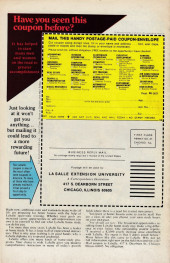 Verso de Astonishing Tales Vol.1 (1970) -31- Yesterday Dies Today!