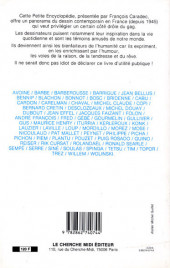 Verso de (DOC) Biographies, entretiens... - Petite encyclopédie du dessin drôle