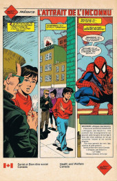 Verso de L'Étonnant Spider-Man (Marvel Comics/Canada français) -1- La rondelle de Troie