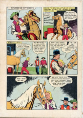 Verso de Roy Rogers' Trigger (Dell - 1951) -3- Issue # 3