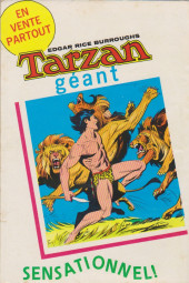 Verso de Tarzan - Le Seigneur de la Jungle (4e Série - Sagédition) (Nouvelle Série) -10- La cité de cristal