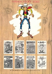 Verso de Lucky Luke (Pub et Pastiches) -21Total- Les Collines noires