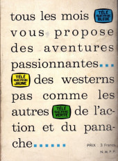 Verso de Télé série bleue (Les hommes volants, Destination Danger, etc.) -Rec6- Album N°6 (du n°21 au n°24)