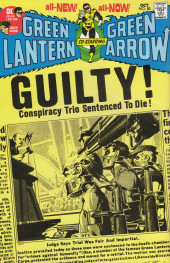 Verso de Green Lantern/Green Arrow (1983) -3- Even an immortel can die!/ Death be my destiny