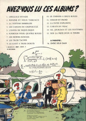 Verso de Gil Jourdan -15a1977- Sur la piste d'un 33 tours