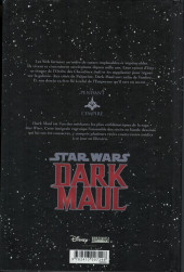Verso de Star Wars - Le côté obscur -INT- Dark Maul