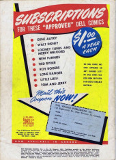 Verso de Roy Rogers Comics (Dell - 1948) -36- Issue # 36