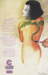 Verso de Kabuki 1996 calendar - Tome 1