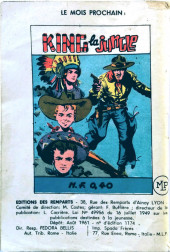 Verso de King la jungle -14- Indian Kid, La corde sur l'abîme