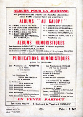 Verso de Omer et du petit Canard (Les aventures d') -Rec02- Album N°2 (4, 5, 6)