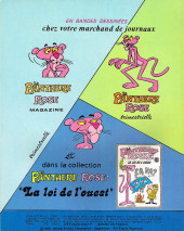 Verso de La panthère rose (Sagédition - BD Story) - New York, Manhattan