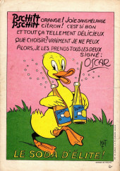 Verso de Oscar le petit canard (Les aventures d') -6b- Oscar en vacances
