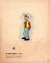Verso de Papoulin (Les aventures de) - Papoulin au far-west