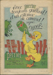 Verso de Oscar le petit canard (Les aventures d') -3a- Vedette de cinéma