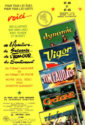 Verso de Dynamic (Toni Cyclone - Artima) -147- Ruses de guerre