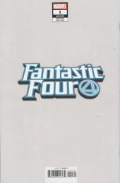 Verso de Fantastic Four Vol.6 (2018) -1Q- Fourever Part One