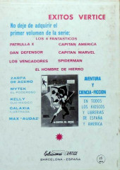 Verso de Zarpa de acero (Vértice - 1966) -27- El reinado del terror
