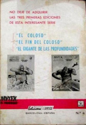 Verso de Mytek el poderoso (Vértice - 1965) -4- ¡El coloso al ataque!