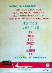 Verso de Mytek el poderoso (Vértice - 1965) -14- ¡A muerte!